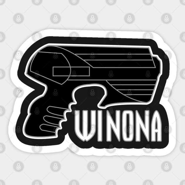 John Crichton Winona Sticker by Meta Cortex